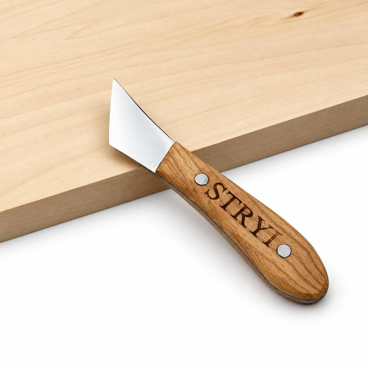 Figured carving knife for woodcarving 40mm STRYI Profi, Whittling knives, Sloyd knives, Knife for wooden jewelry