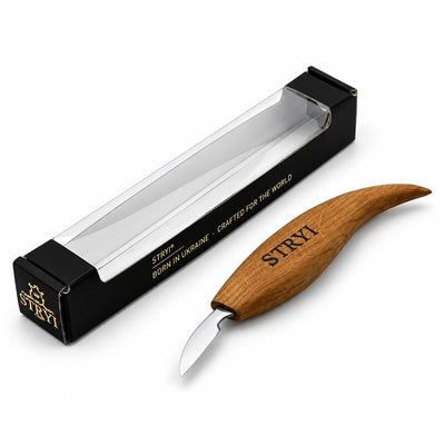 Chip and detailing carving knife 38mm STRYI Profi, Carving knives, Knife for woodcarving