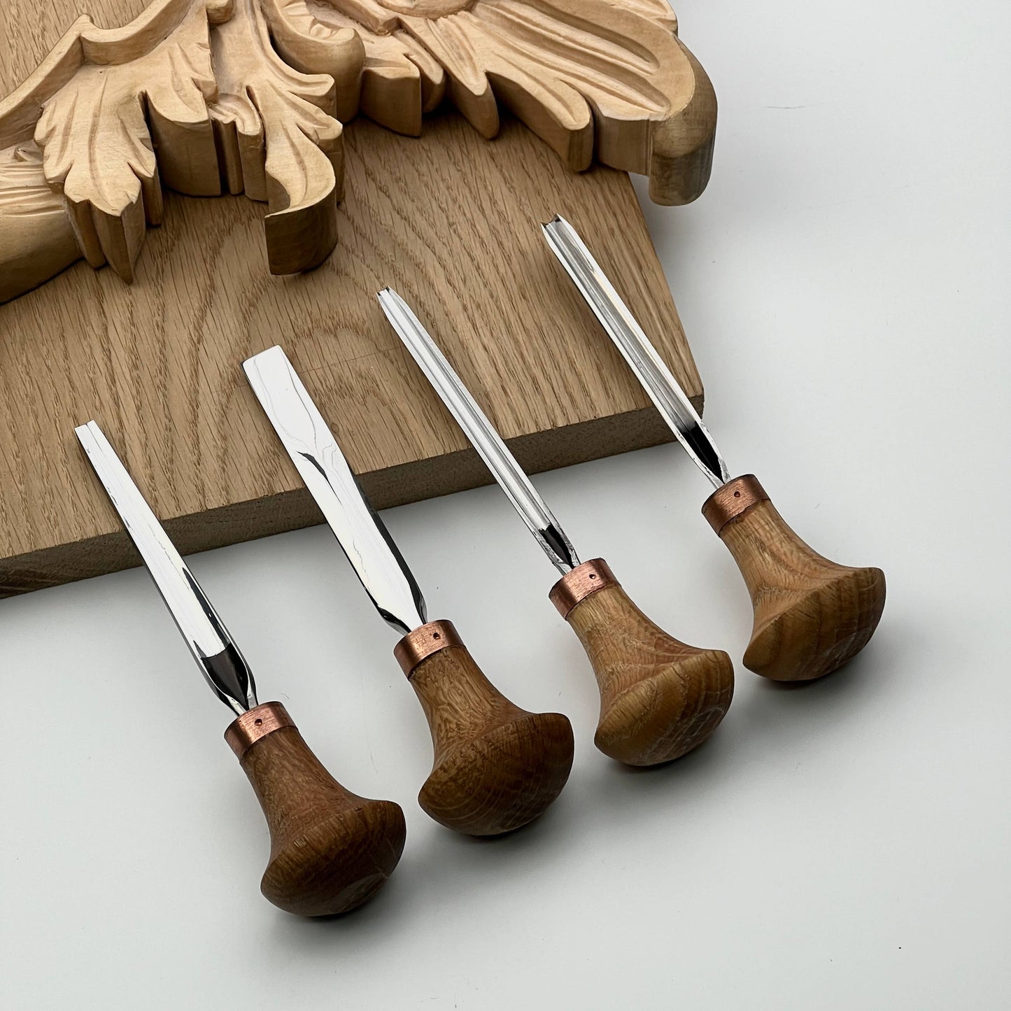 Micro Carving Tools: 4-Piece Palm Set for Whittling & Jewelry