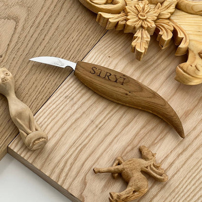 STRYI Profi 1.5 in (38mm) Detailing Knife for Wood Carving Knife