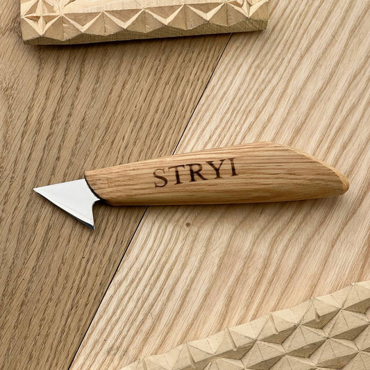 STRYI Profi 1.4 in (35mm) Relief Knife for Wood Carving Knife