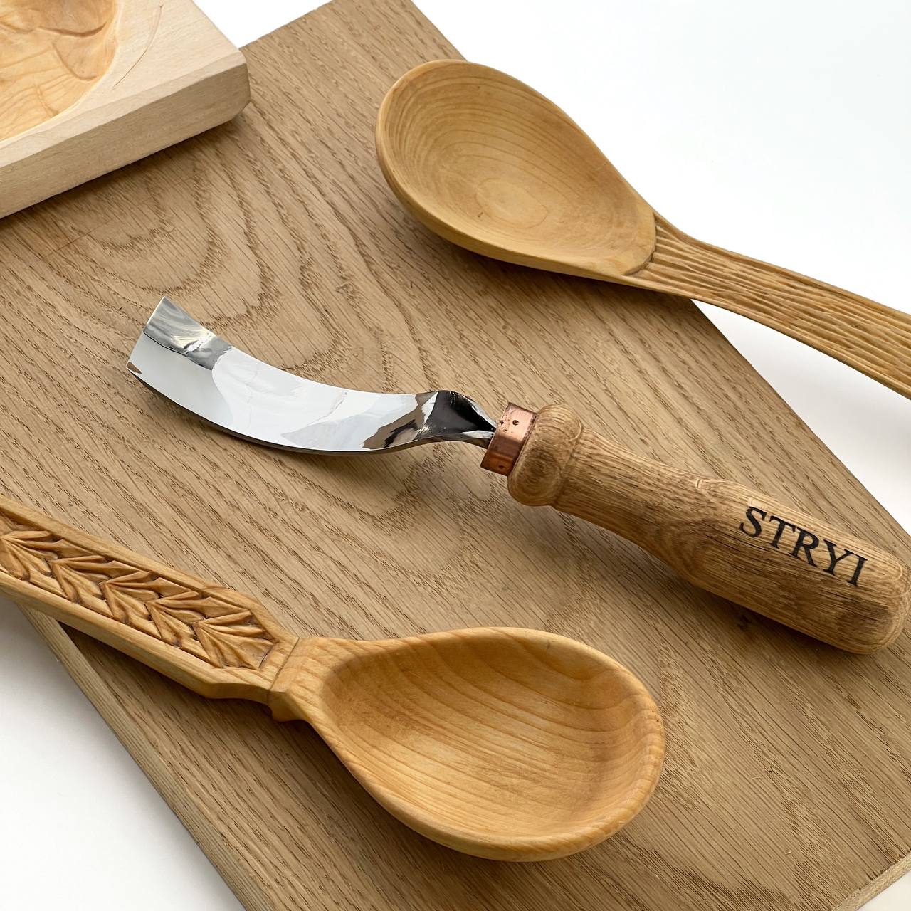 STRYI Profi Profile 7, 1.0 in (25mm)Bent Gouge for Relief and Bowl Carving