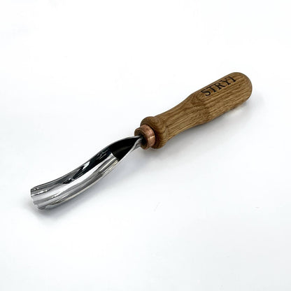 STRYI Profi Profile 9, 0.8 in (20mm)Bent Gouge for Relief and Bowl Carving