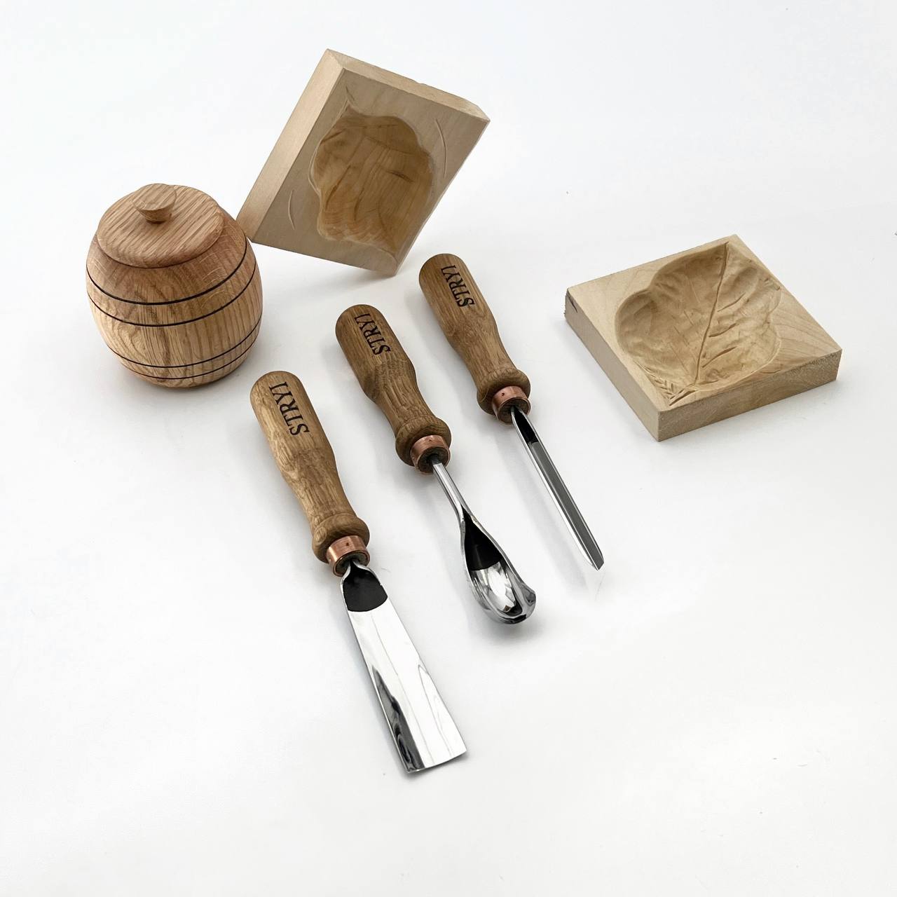 Deep Bowl & Kuksa Carving Set | The 3-Piece Professional Deep Hollow Carving Set