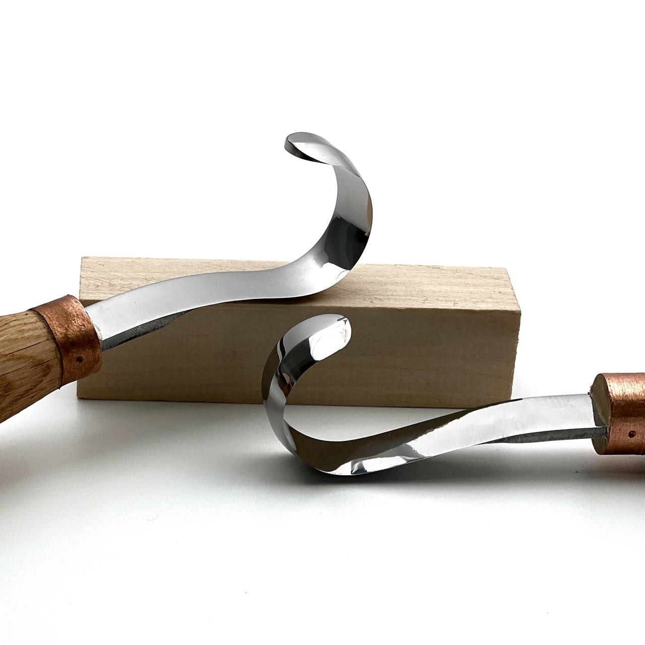 The Spoon knife STRYI Profi 80mm Hook Knife Set (Left & Right)