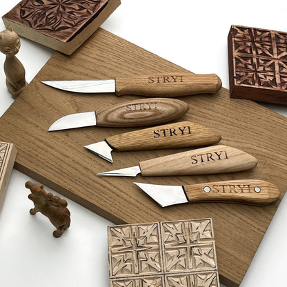 Fine Artistry & Detail Engine: 5-Piece STRYI Profi Knives Set