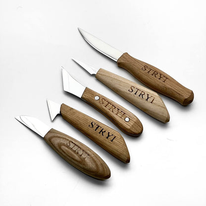 Fine Artistry & Detail Engine: 5-Piece STRYI Profi Knives Set