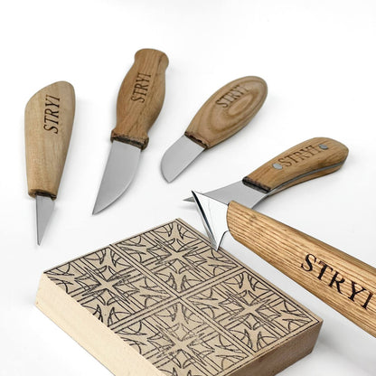Fine Artistry & Detail Engine: 5-Piece STRYI Profi Knives Set