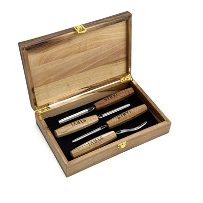 4-Piece Compact & Lightweight Wood Carving Set for Beginners