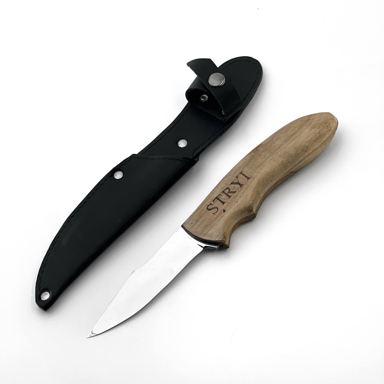 Camp knife STRYI, Green Woodworking Knife, , Outdoor knife