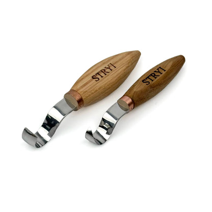 Premium Spoon Carving Hook Knife Set, 2-pieces Spoon knives set