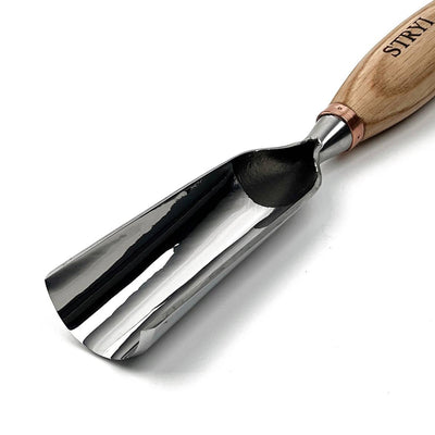 Sculptors Tools, Sweep #9 Semicircular, Large Heavy-Duty Gouge STRYI Profi — for Sculpting