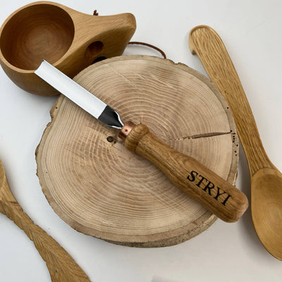 Spoon Carving Kit, 3-Piece, STRYI Profi — for Spoons and Kuksas