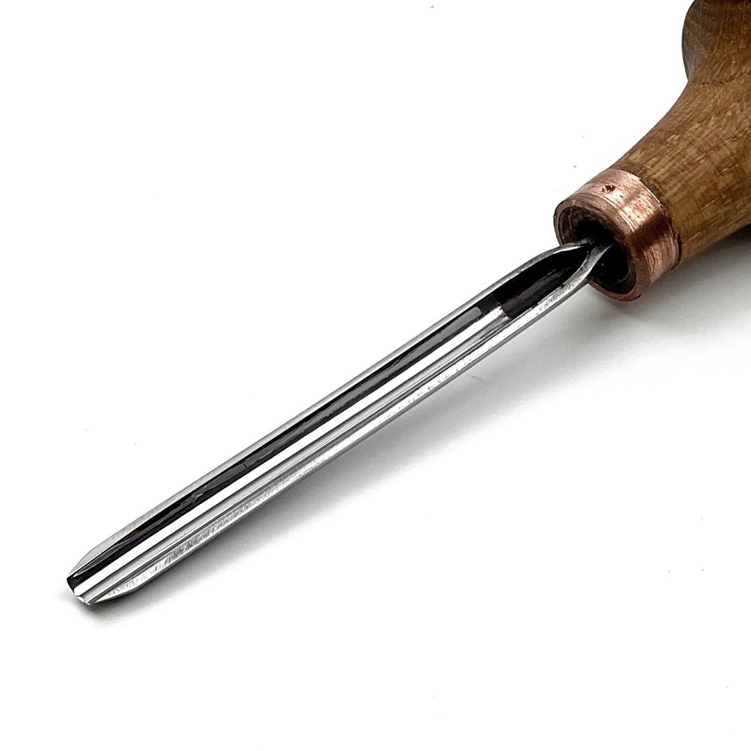Palm Gouges, Sweep #9, STRYI Profi — for Wood Engraving, Linocut and Deep Detail Carving