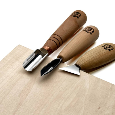 Geometric Chip Carving: Adolf Yurev Volumetric Phone Stand Carving Set