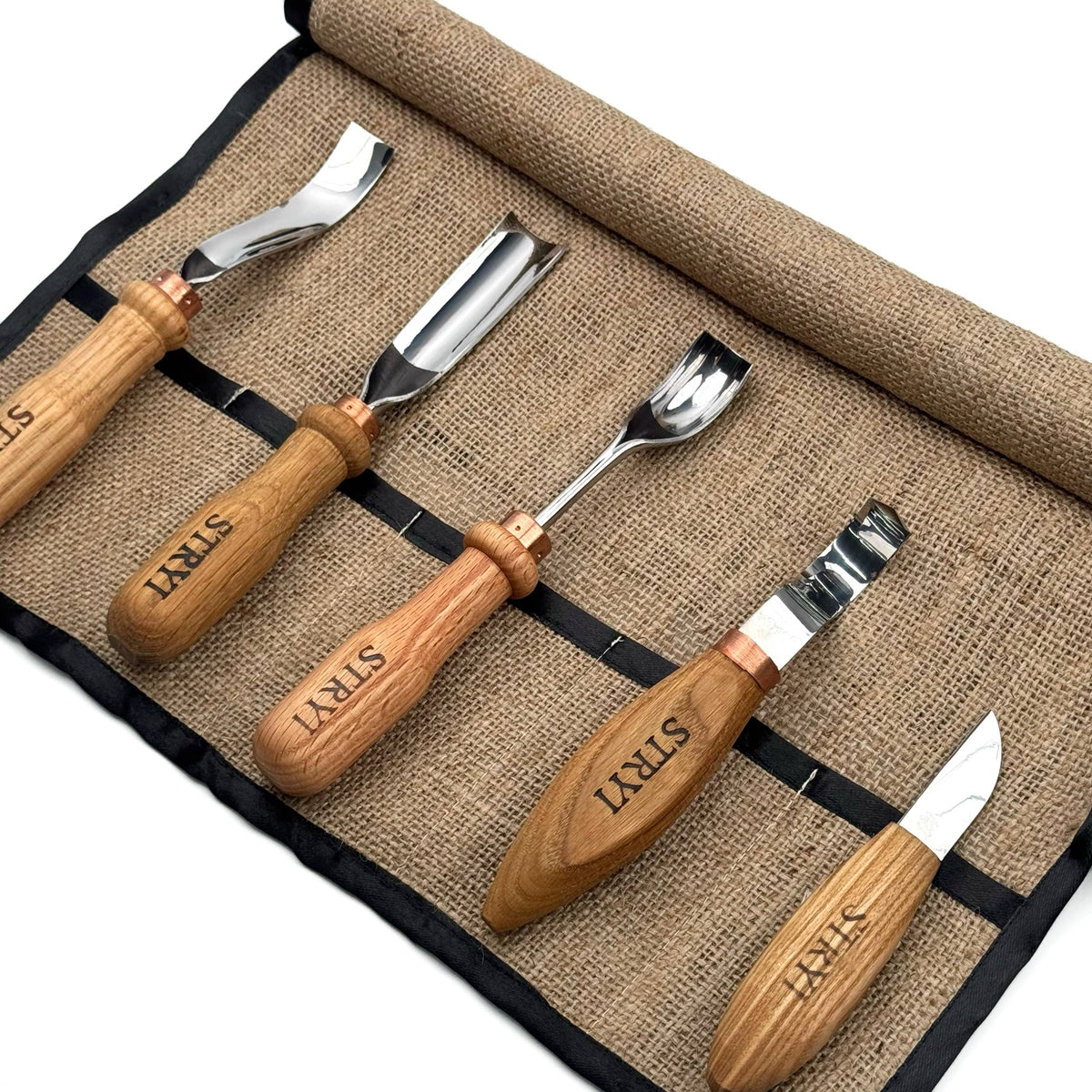 Spoon and kuksa carving kit, Bowl carving set, Stryi carving toolkit
