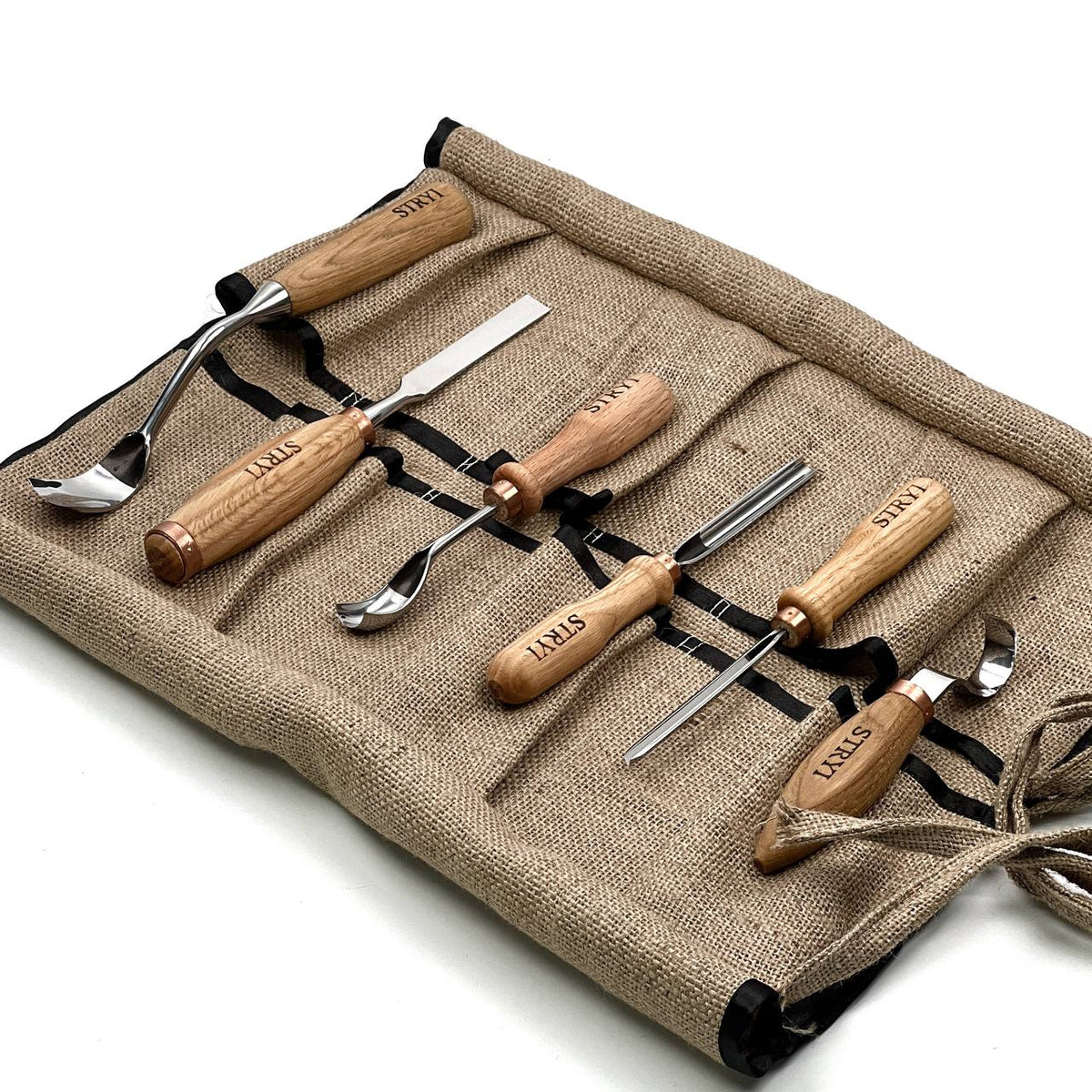Completed toolset STRYI Profi for spoon and kuksa , Forged tools