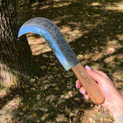 Sickle Machete 4.1" (105mm) STRYI Profi for Greenwood Work