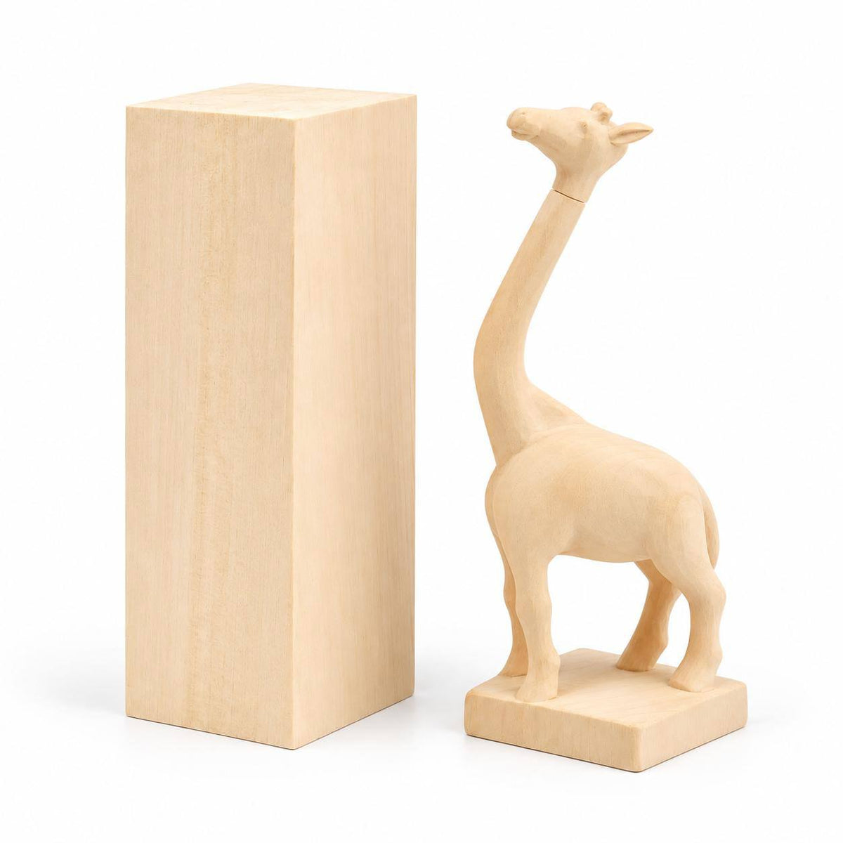 STRYI Premium Basswood Carving Block – Large 6" x 2" x 2" Wood Whittling Blank for 3D Carving