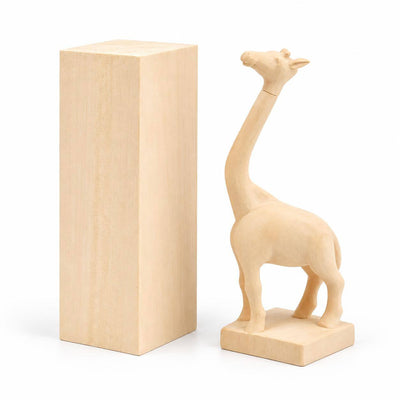 STRYI Premium Basswood Carving Block – Large 6" x 2" x 2" Wood Whittling Blank for 3D Carving