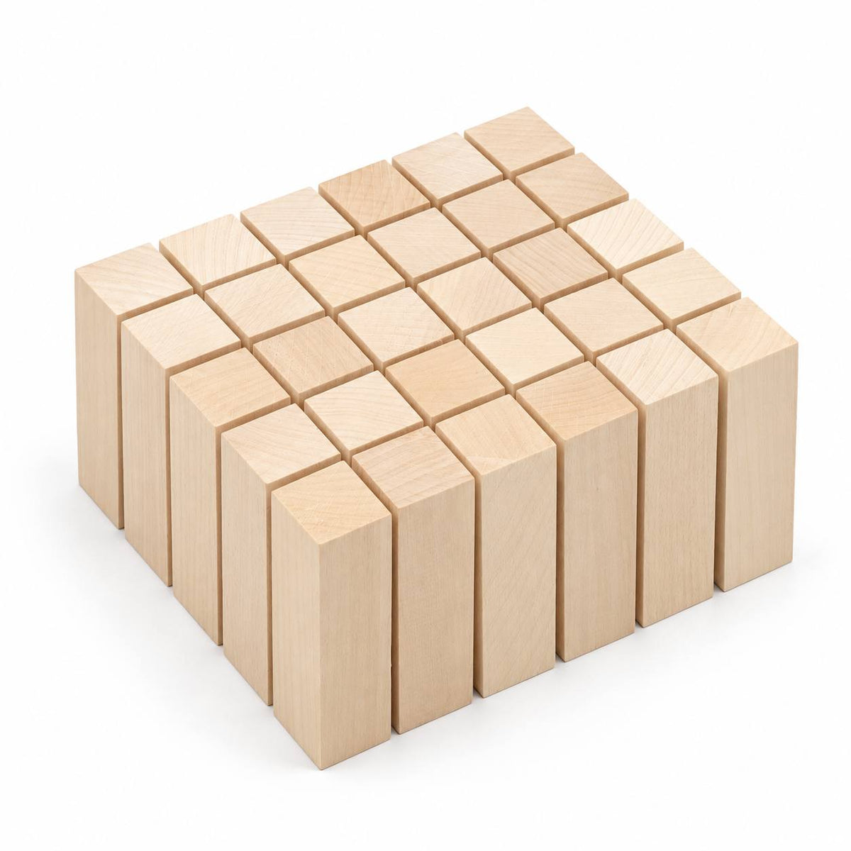 Basswood Carving Blocks Set, 2.5×2.5×10 cm (1 x 1 x 4 in)