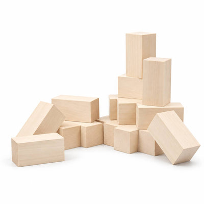 Large Basswood Carving Blocks Set, 5×5×10 cm (2 x 2 x 4 in),
