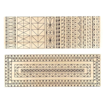 Pattern-Guided Mastery: The 9-Piece STRYI Premium Basswood Practice Set
