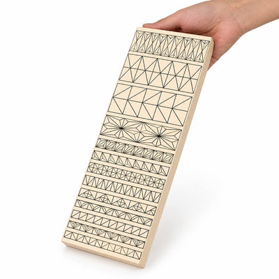 Pattern-Guided Mastery: The 9-Piece STRYI Premium Basswood Practice Set