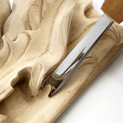 Detailed Carving Tools: 3-Piece Professional Short Gouge Set
