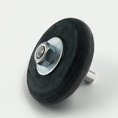 Convex Leather Stropping Wheel – Razor Sharpness for Gouges Without the Risk of Overheating Steel