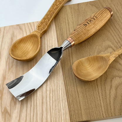Hollowing Bowl & Kuksa Set: 4-Piece STRYI Profi Bowl & Kuksa Carving Set