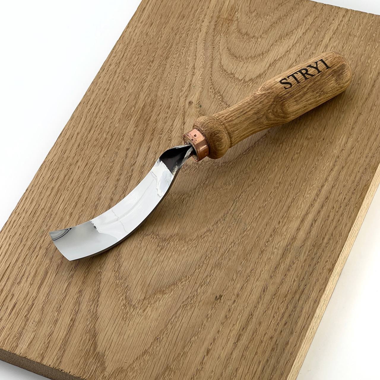 STRYI Profi Profile 7, 1.0 in (25mm)Bent Gouge for Relief and Bowl Carving