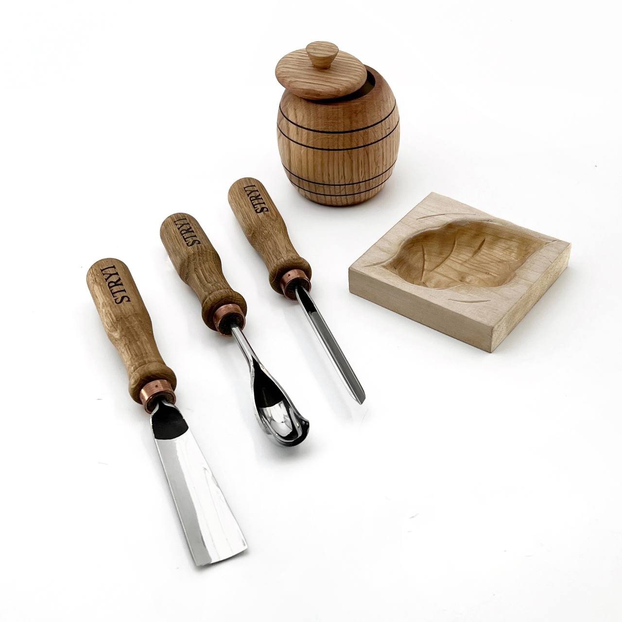 Deep Bowl & Kuksa Carving Set | The 3-Piece Professional Deep Hollow Carving Set