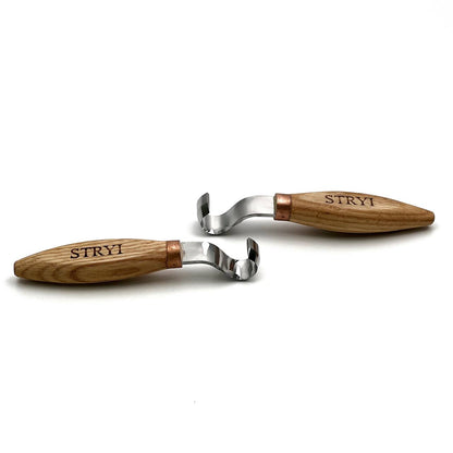 Spoon Hollowing & Bowl Carving: The 20mm Professional Spoon & Kuksa Carving Set (Left & Right)