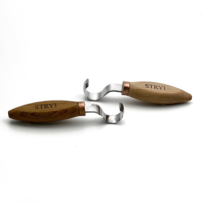 Spoon carving tool: STRYI Profi 30mm Hook Knife Set (Left & Right)