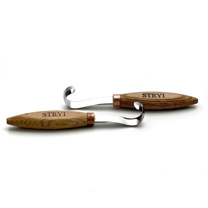 The Spoon knife STRYI Profi 80mm Hook Knife Set (Left & Right)