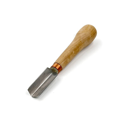 90° Short Straight V-Parting Chisel | STRYI-AY 10mm Profi