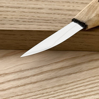 STRYI Profi 2.2 in (58mm) Sloyd Whittling Knife — Professional Figure and Detail Carving Knife