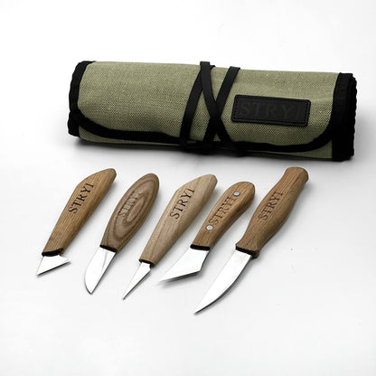 Fine Artistry & Detail Engine: 5-Piece STRYI Profi Knives Set