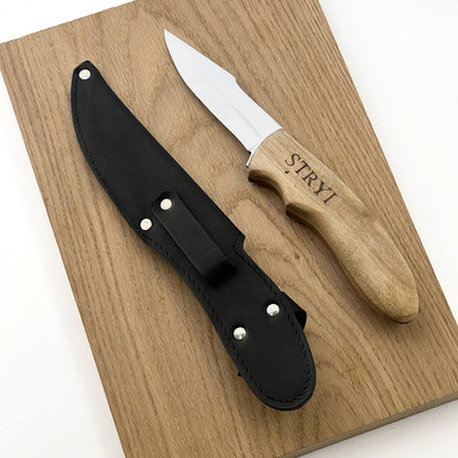 Camp knife STRYI, Green Woodworking Knife, , Outdoor knife