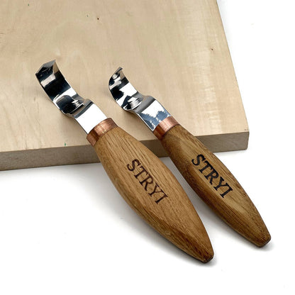 Premium Spoon Carving Hook Knife Set, 2-pieces Spoon knives set