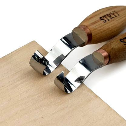 Premium Spoon Carving Hook Knife Set, 2-pieces Spoon knives set