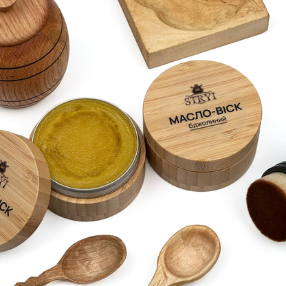 Natural Wax for covering wooden items | STRYI Premium Wood Care