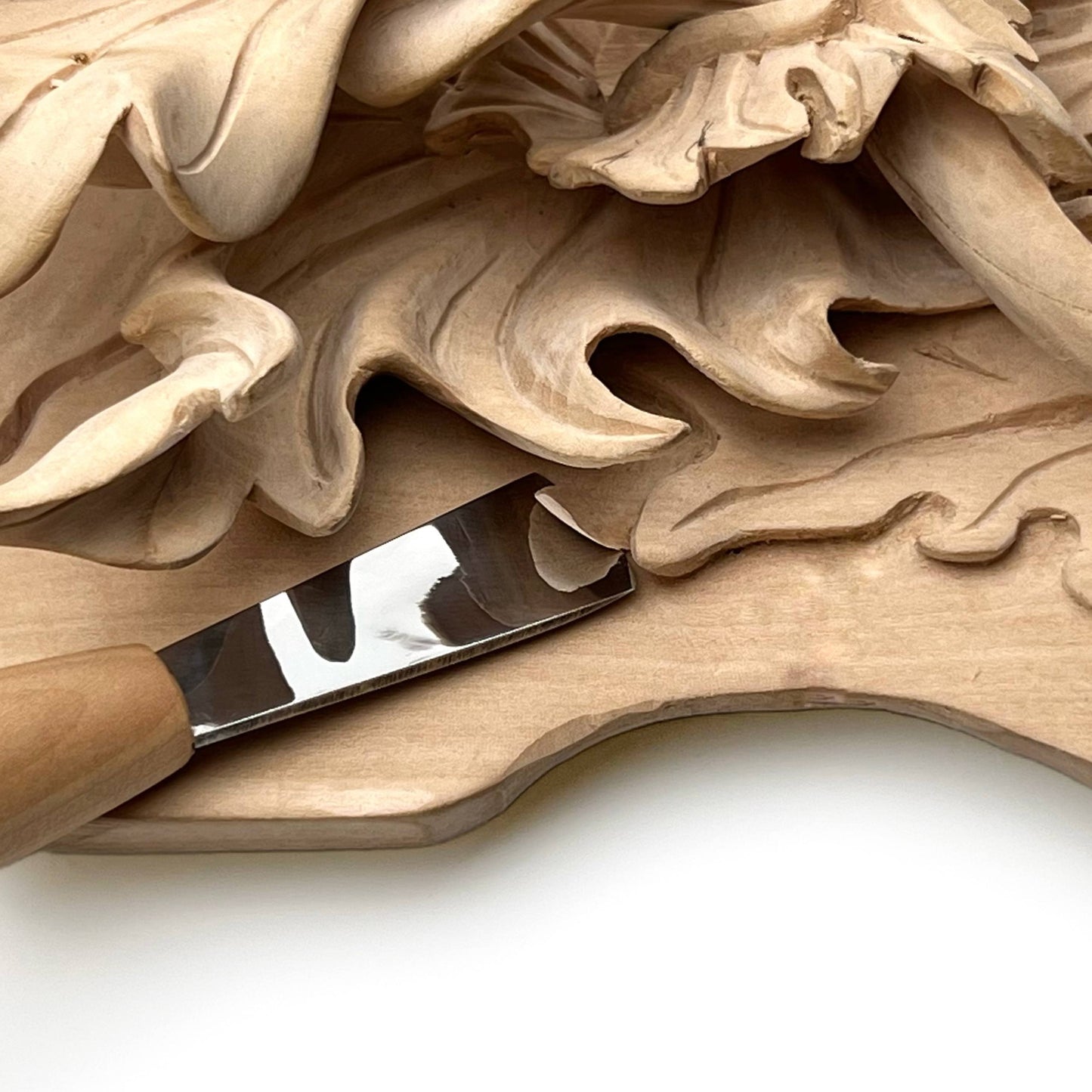 Detailed Carving Tools: 3-Piece Professional Short Gouge Set
