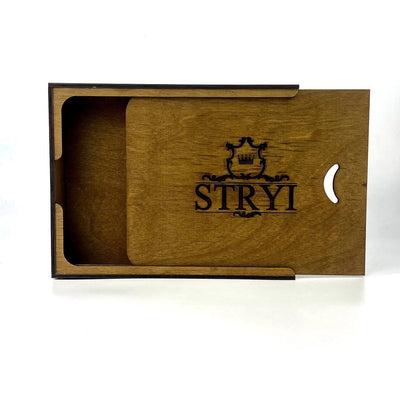 Wooden storage box STRYI for storage tools, Gift packing
