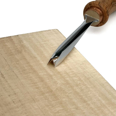 V Gouge 45° STRYI Profi Hand Forged for Detail Wood Carving