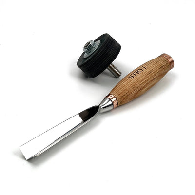 V Chisel, 90° , Large Sculpture V-Tool STRYI Profi — for Carpentry, Furniture Making