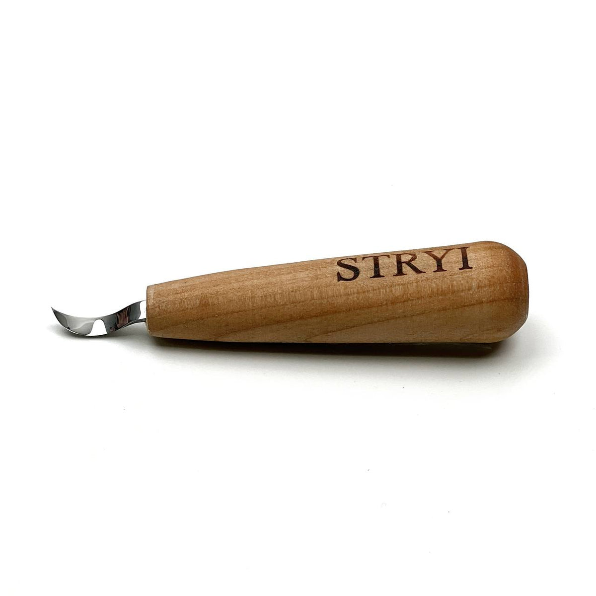Spoon Carving Knife, Mini, STRYI Profi — for Detailed Figurine and Bowl Carving