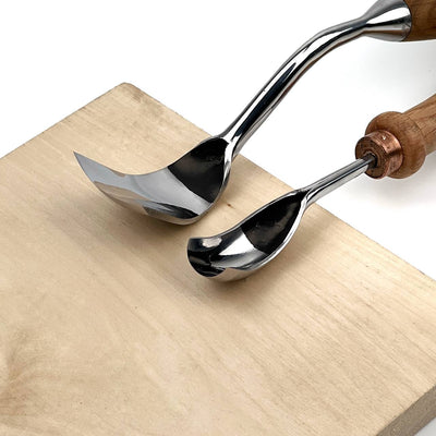 Spoon Carving Kit, 2-Piece, STRYI Profi — for Bowl and Kuksa Carving