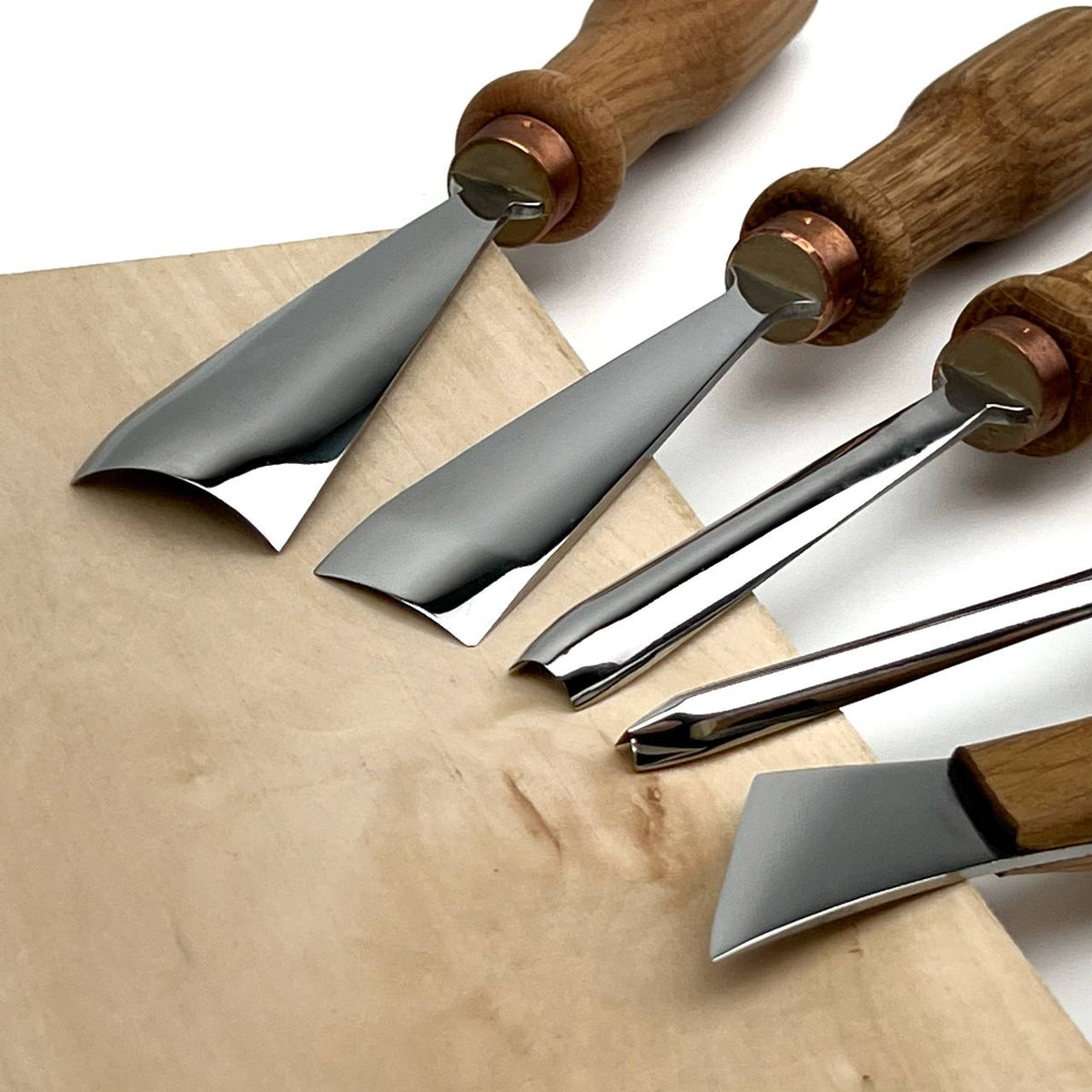 Relief Carving Tool Set, 5-Piece STRYI Profi Kit for Fine Ornament
